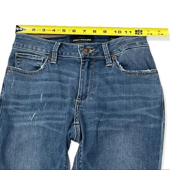 Lucky brand Sasha skinny rip jeans size 26 - Picture 3 of 8